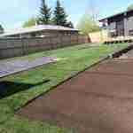 Yard Grading Undergoing